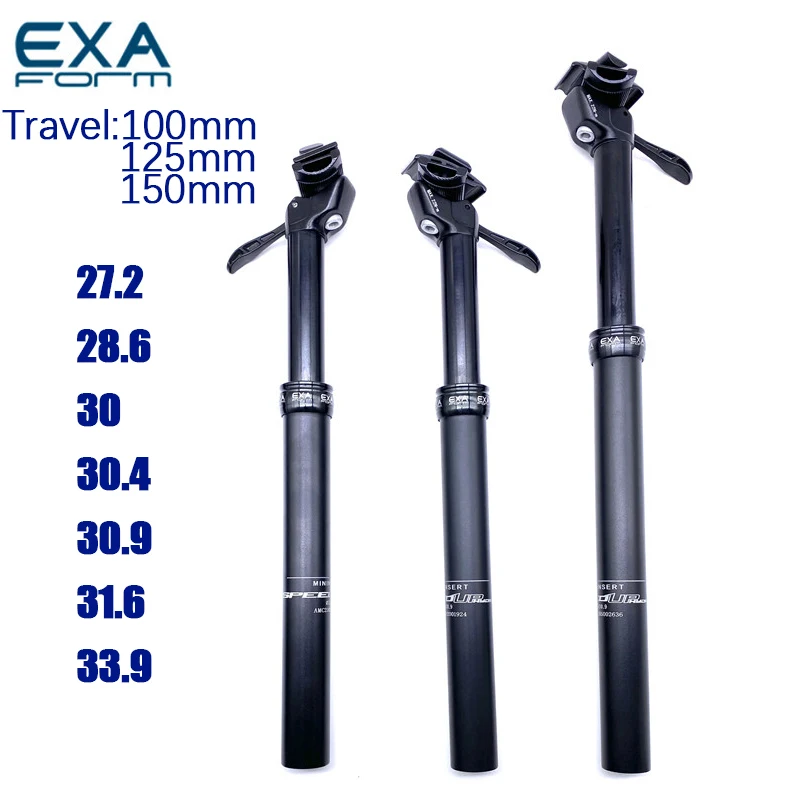 KS EXAForm スピードアップ油圧ドロップ MTB シートポスト高さ調節可能