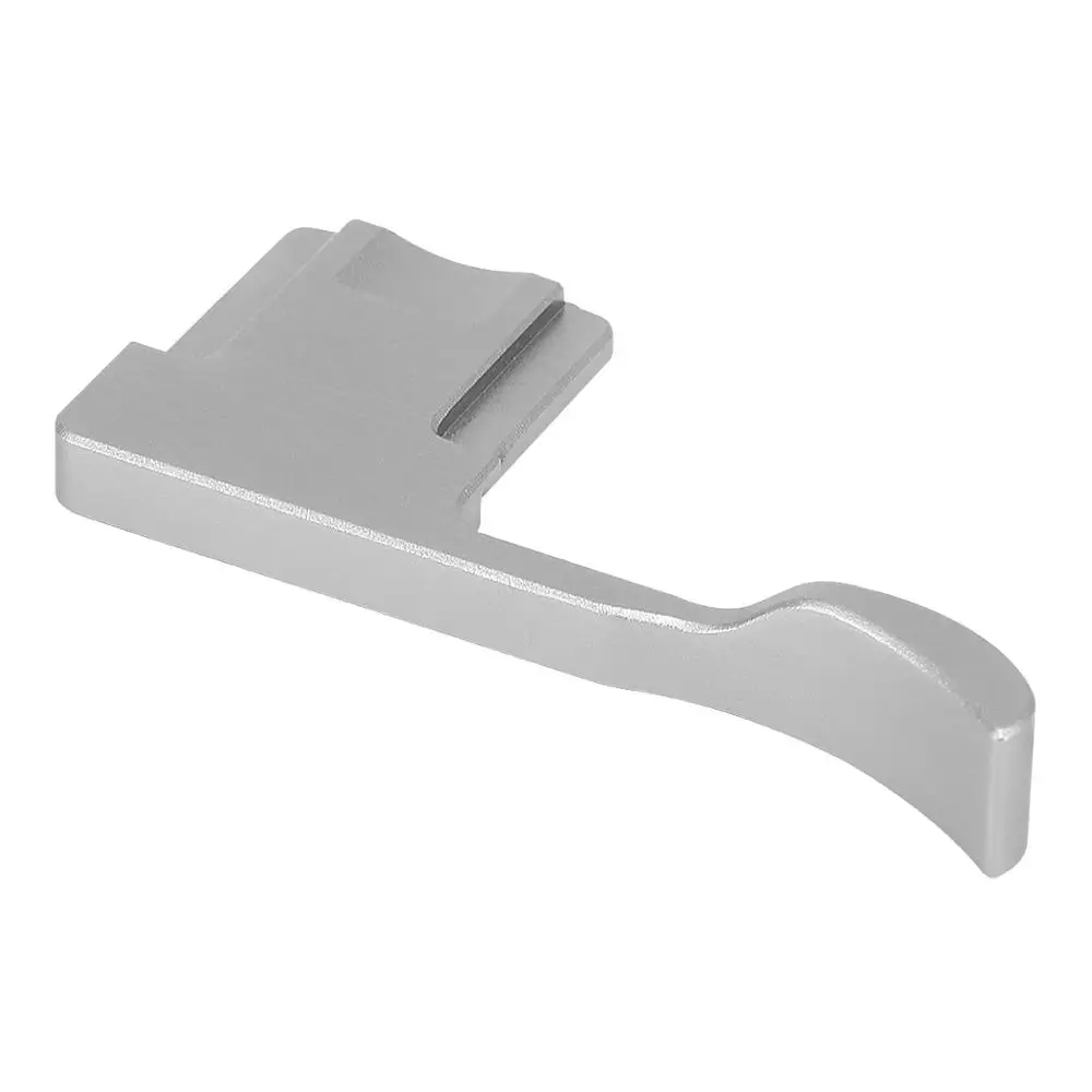 Haoge THB-GR3S معدن الحذاء الساخن الإبهام حتى بقية اليد قبضة لريكو GR III GRIII GR3 كاميرا الملحقات الفضة