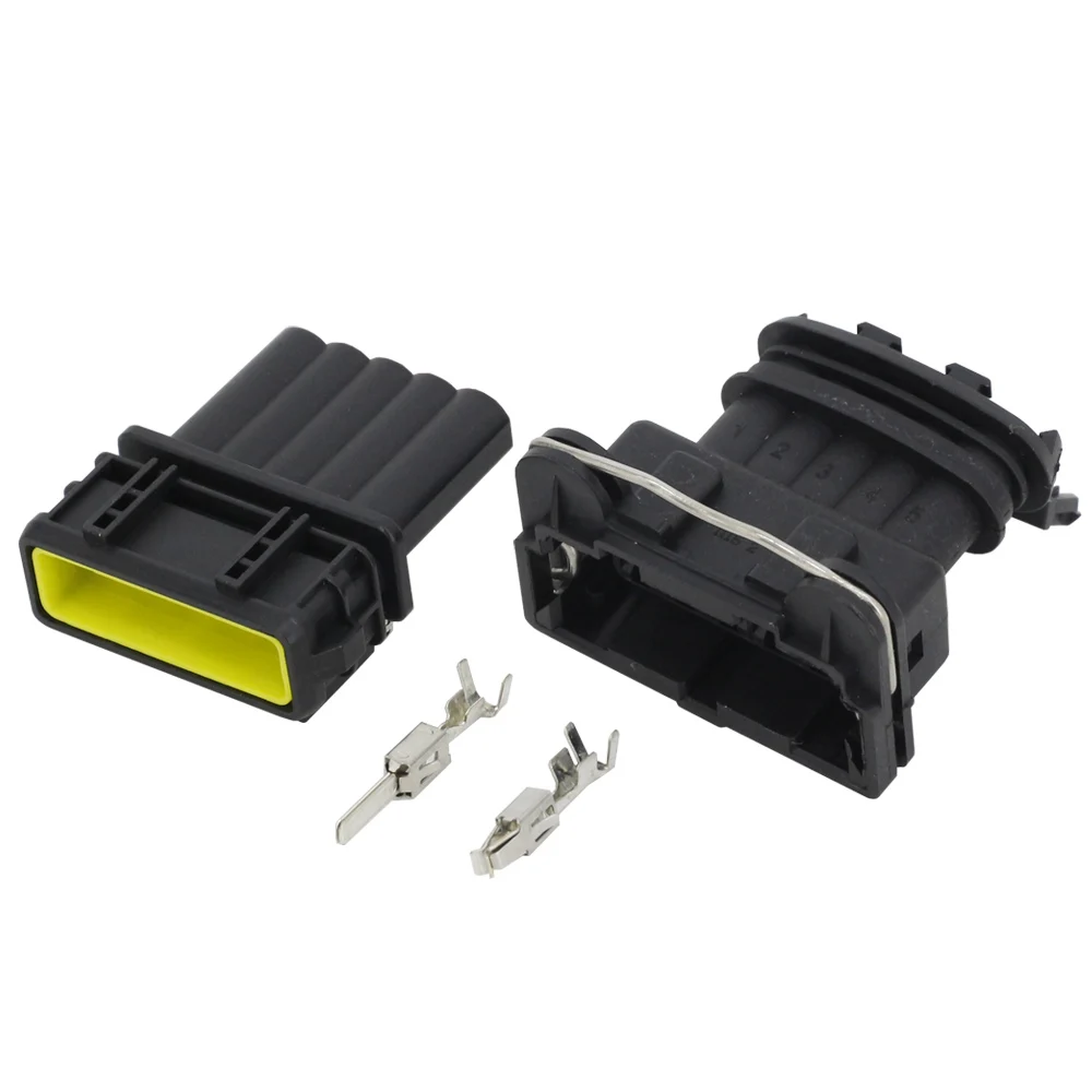 5-conjuntos-de-5-pinos-dj7053c-35-11-chicote-de-fios-automotivo-plug-in-conector-a-prova-d'agua-contendo-terminal