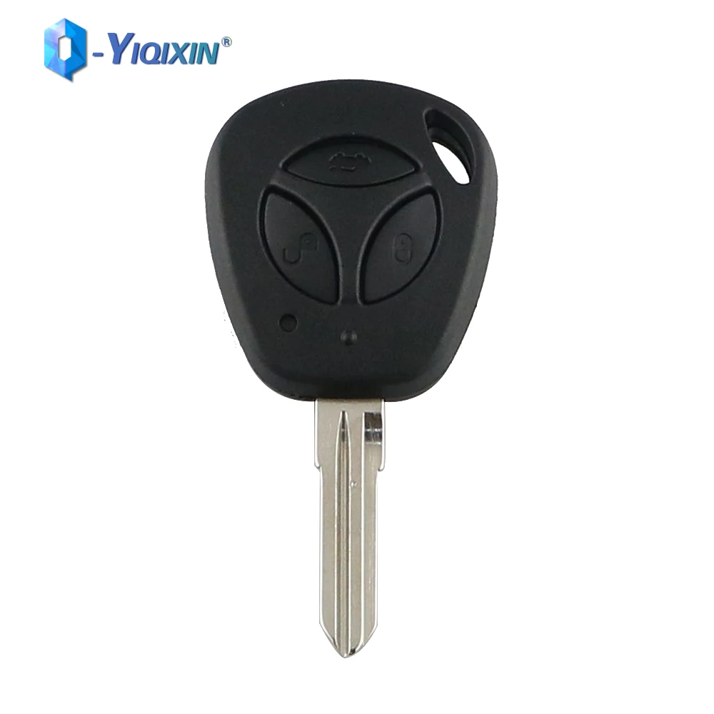 

YIQIXIN 10 PCS 3 Button Replacement Transponder Key Shell For Lada Uncut Blade Blank Smart Auto Case Fob Priora Remote Car Cover