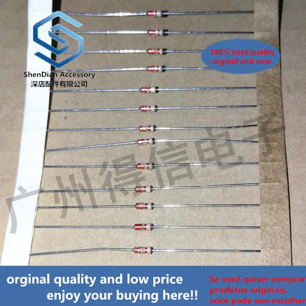 30pcs 100% orginal new 1N5267 1/2W 0.5W 75V Zener diode tape real photo