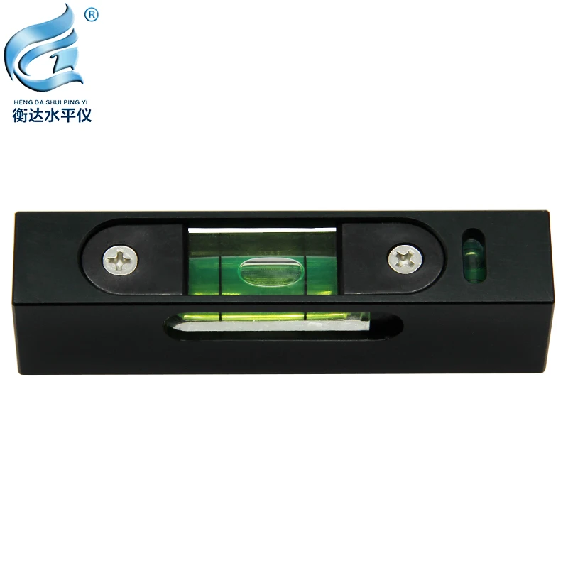 Adjustable spirit level Strip spirit level with strong magnetic square night vision horizontal bubble at the bottom of high prec