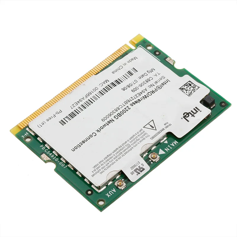 Wireless 2200BG 802,11 Mini PCI Netzwerk Karte WIFI für