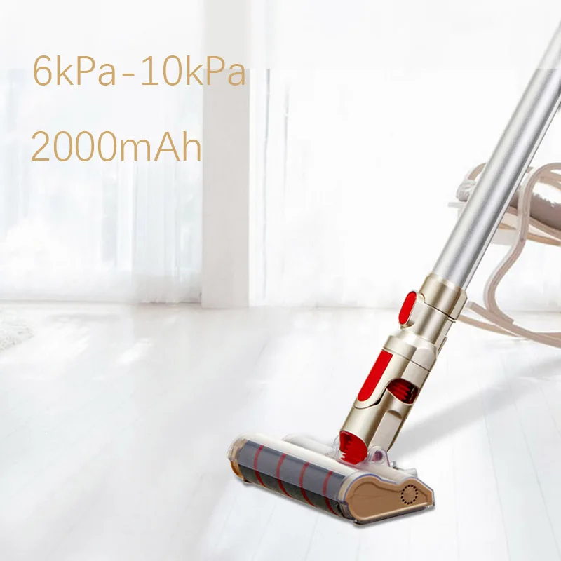 Wireless Vacuum Cleaner Home Car Dry Cleaning Carpet Broom 10kPa Cyclone Separator 2000mAh Battery Floor Mop Electric Sweeper