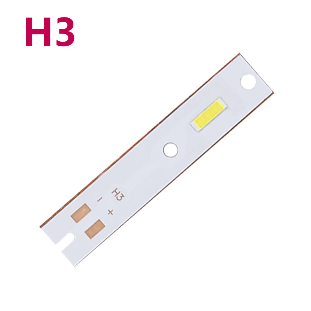 1PCS LED Car Lights Bead CSP H1 H3 H4 H7 9-10V Auto Bulb Headlamp Lights Star Led Headlight Repair copper substrate Cool  White