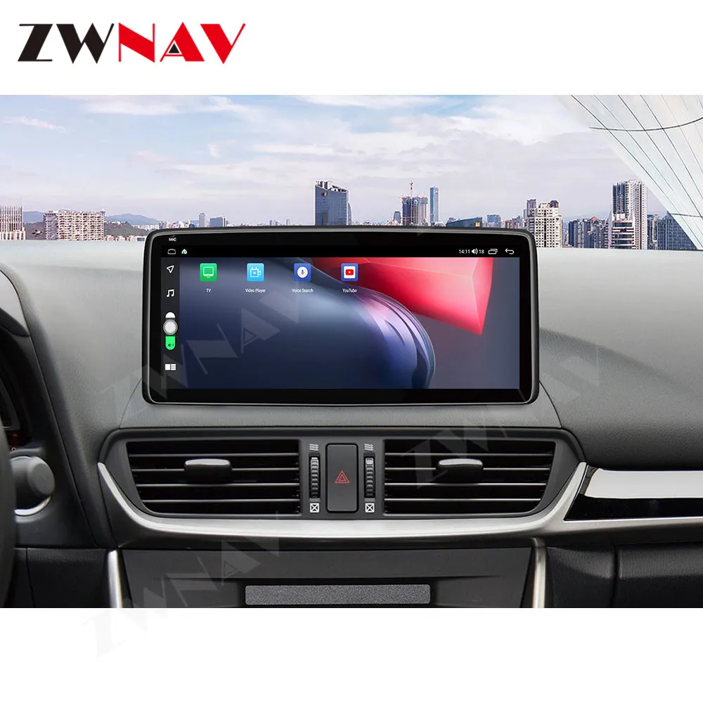 Android 10.0 6+128GB For Mazda Cx-4 2016 - 2021 IPS Screen Car Multimedia Radio Stereo GPS Navigation System Player DSP Carplay