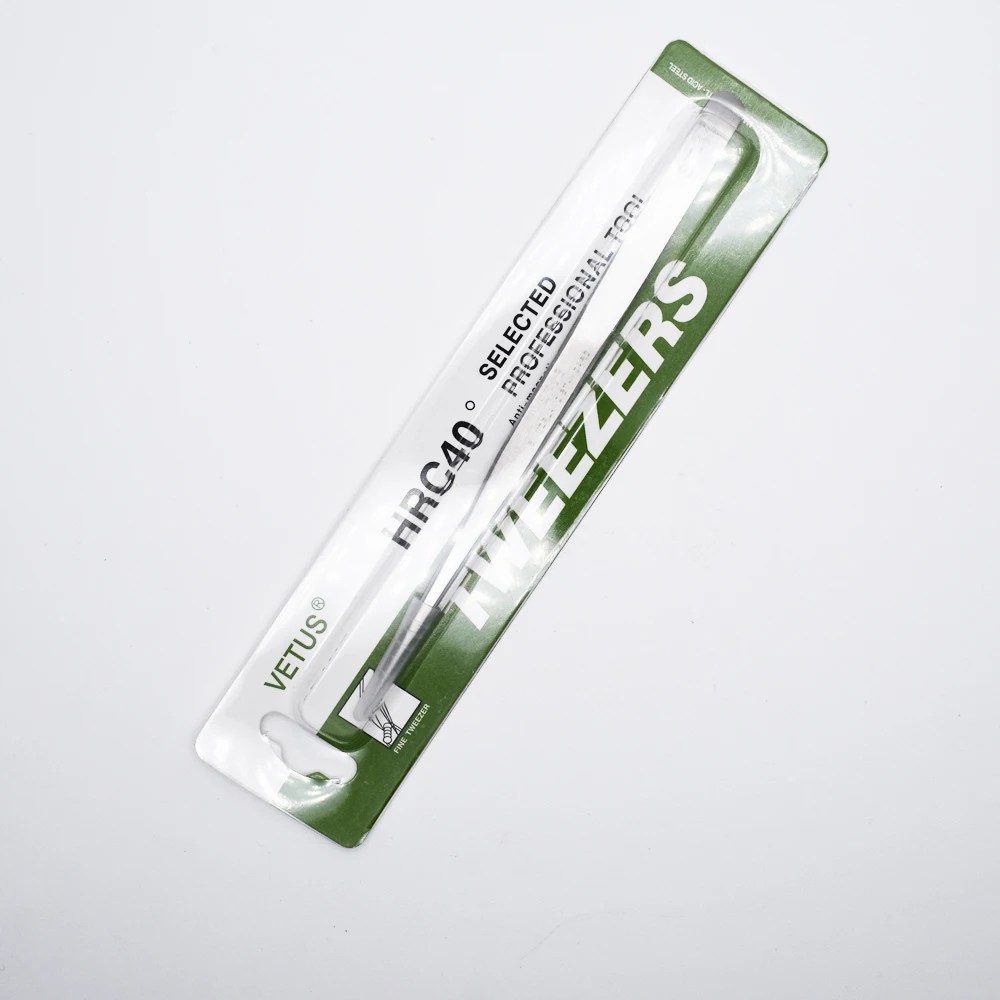 Precisão Pinças De Aço Inoxidável, DIY Repair Tools, Vetus, Suíça, ST-11, Novo, 1Pc