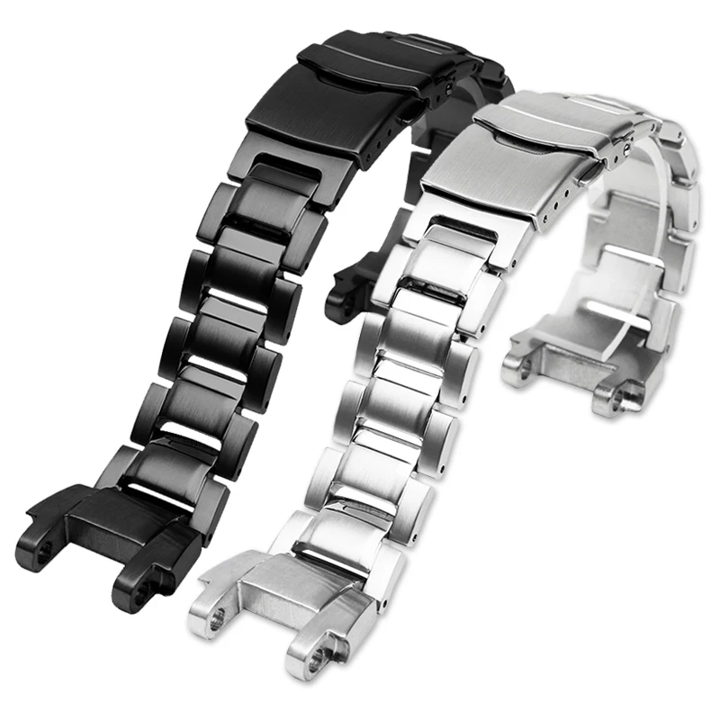 Stainless Steel Replacement Watch Band Strap for G-Shock MTG-B1000 Men Matte Metal Solid Watchband Bracelet Accessories