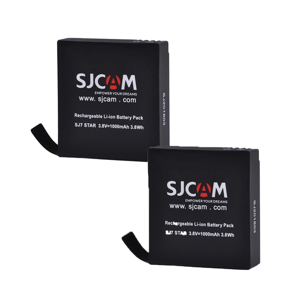 1000mAh SJCAM SJ6 Bateria Rechargeable Camera Battery for SJCAM SJ6 Legend Action Sports Camera