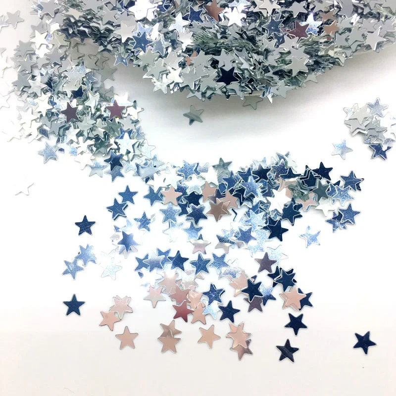 3000pcs/bag Stars Confetti Sprinkles Table Confetti Birthday Gold Silver Sparkle Wedding Confetti For Party Decoration 6mm