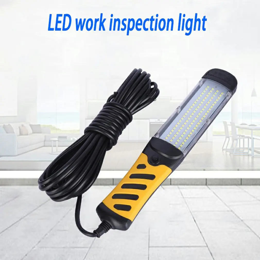 80 Beads Hand-held Inspection Lamp Wired Practical Portable Work Light With Powerful Magnet Rotating Hook