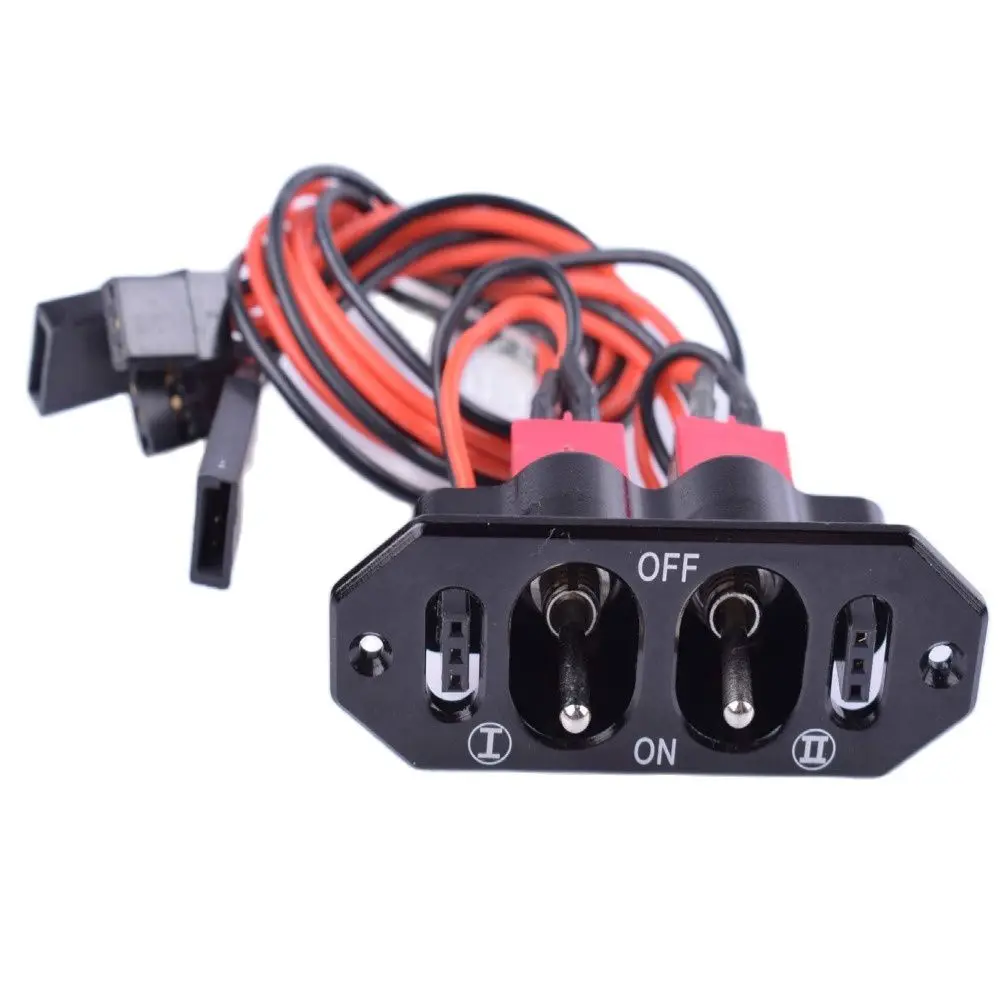 Middle Power Swich Heavy Duty Dual ON-OFF Power Switch w/ Fuel Dot for RC Airplane Engine