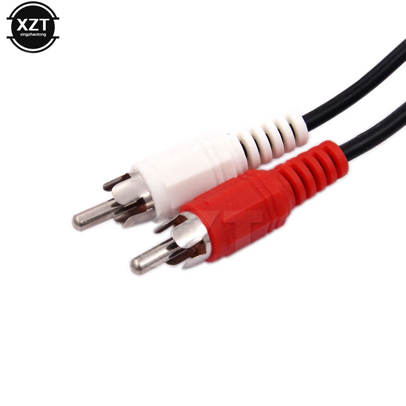 Adapter 3,5 mm Stereo Audio 2 RCA do gniazda żeńskiego do standardowego gniazda męskiego Kabel Aux do słuchawek 3,5 Y Adapter Kabel Uniwersalny