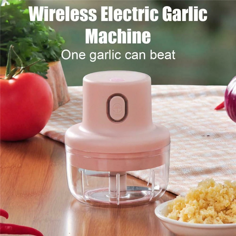 

Wireless Electric Meat Grinder Food Chopper Mini Stainless Electric Kitchen Chopper Meat Grinder Shredder Garlic Press Manual