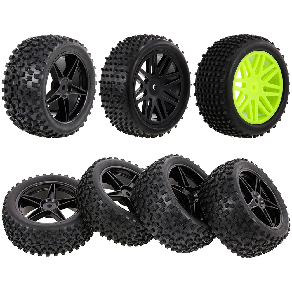 

4PCS Wheels & Tires 12mm Hex Hub Mount For Wltoys 144001 1/14 RC Car 1:10 Off Road Car HSP HPI Redcat RC4WD RC Buggy Cars