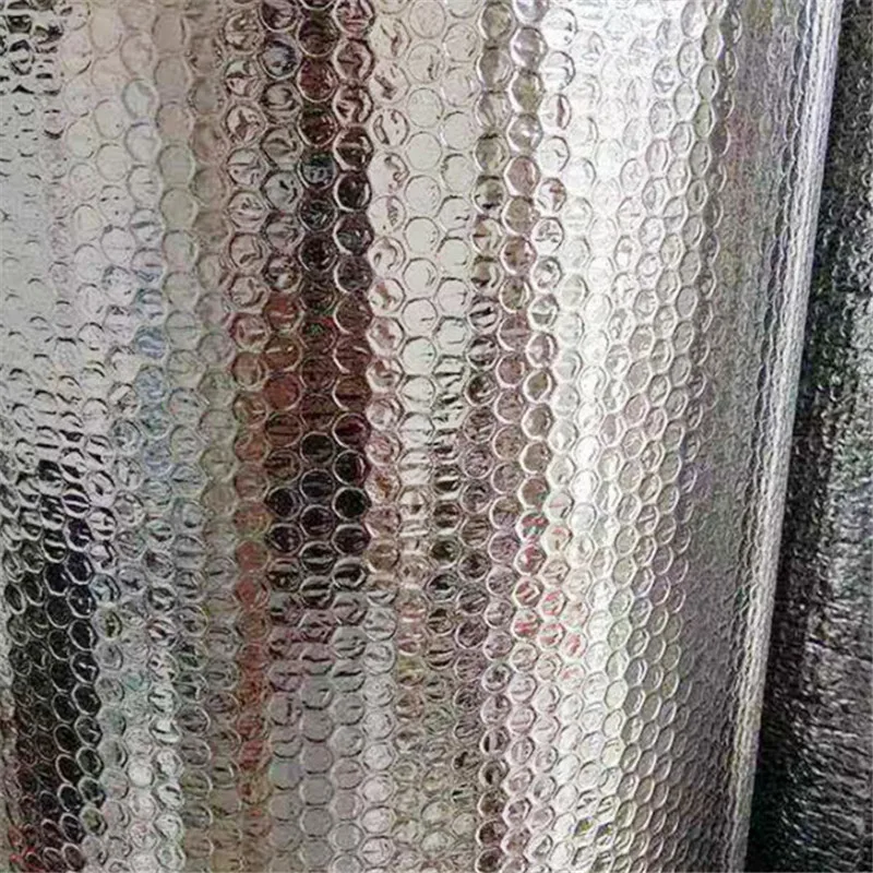 Película de aluminio de doble cara, aislamiento de papel de aluminio de polietileno, ahorro de energía, aislamiento de humedad impermeable, ruido de