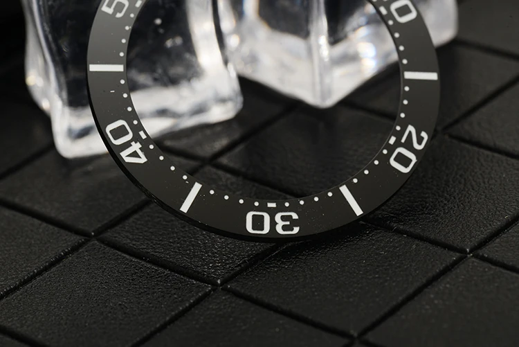 Accessori per orologi Seiko da 40 mm Tavolo subacqueo piccolo MM SBDC001/SBDC031 Nero e blu invece del nuovo anello luminoso in ceramica