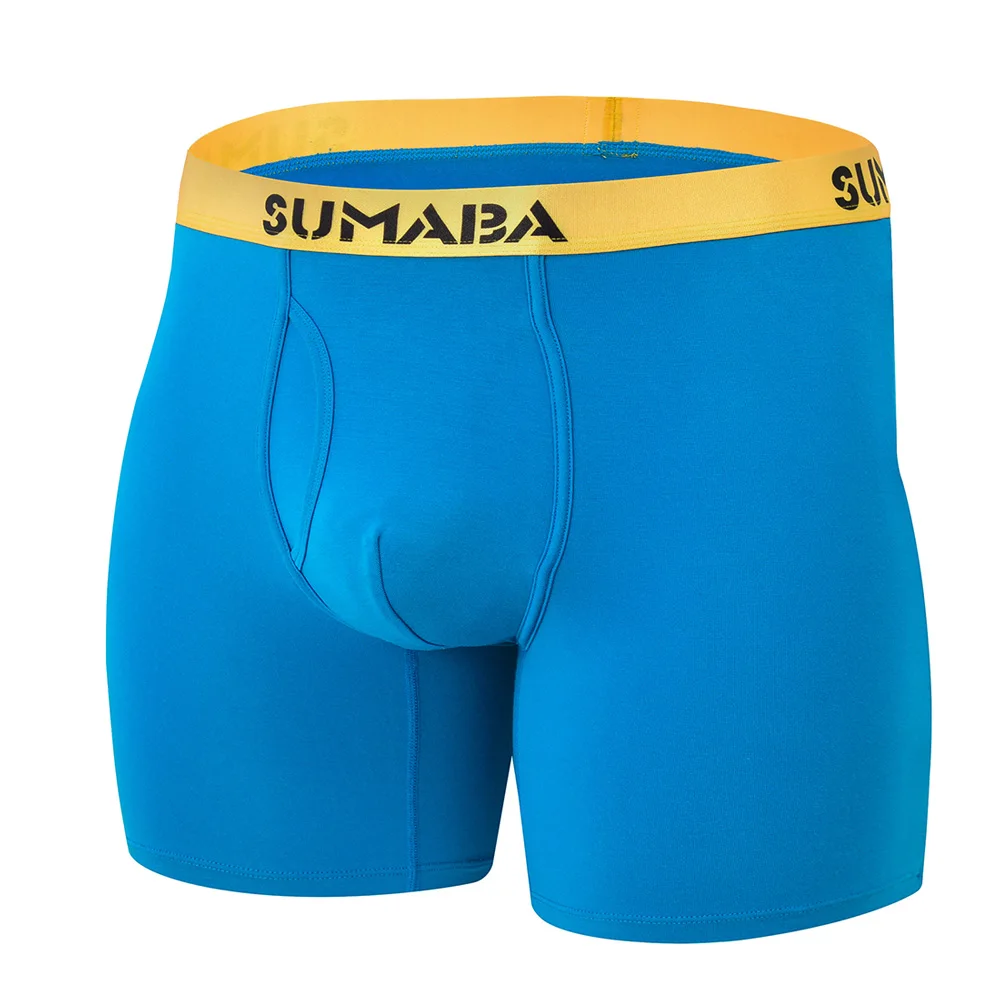 Boxer en bambou pour hommes, sous-vêtements en bambou, grandes et grandes jambes, slips pour hommes, Pack M L XL XXL 3XL