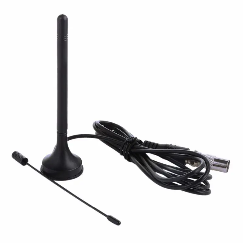 DVB-T TV Dual Antenna HDTV 25DB Indoor Digital Antenna Aerial Booster Cable