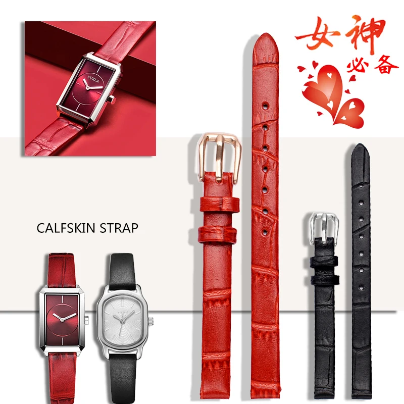 Genuine Leather Watch Bracelet Women Watchband Wristwatches Mini Band 6mm 8mm 10mm 12mm 14mm 16mm Small Size Watch strap