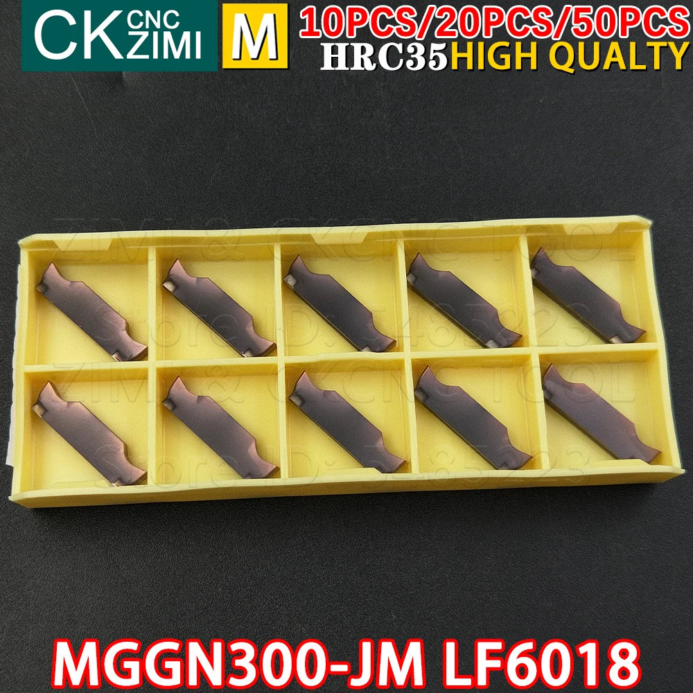 MGGN300-JM LF6018 MGGN 300 JM LF6018 3.0mm Carbide Insert Cutting grooving Inserts tool CNC Metal lathe Tool for Stainless Steel