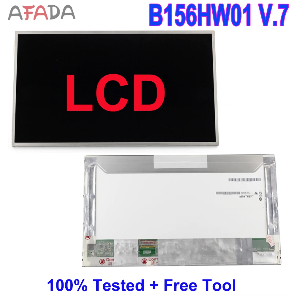 15.6'' LCD Screen For B156HW01 V.7 V7 Laptop LCD Display 1920*1080 For B156HW01-V.7 Display 40PIN