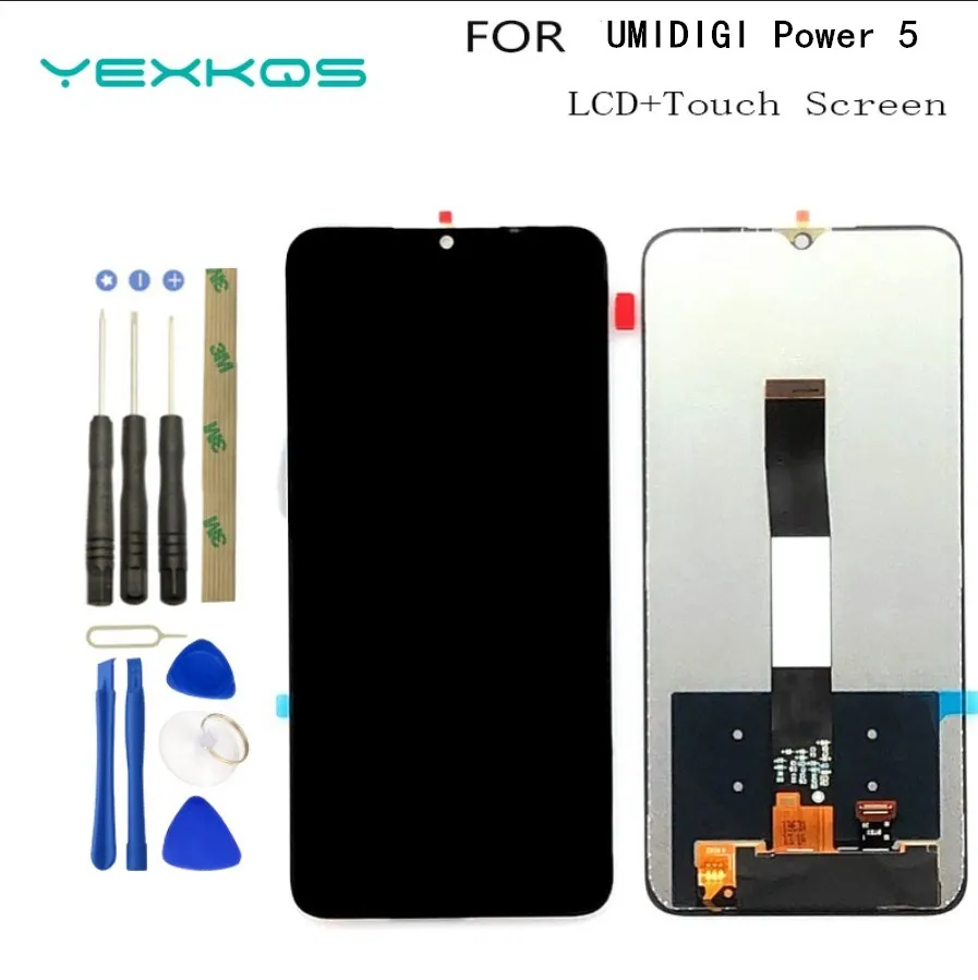 

6.53"Original UMIDIGI Power 5 LCD Display and Touch Screen Digitizer Assembly Replacement for UMIDIGI Power 5 S Phone lcd +Tools