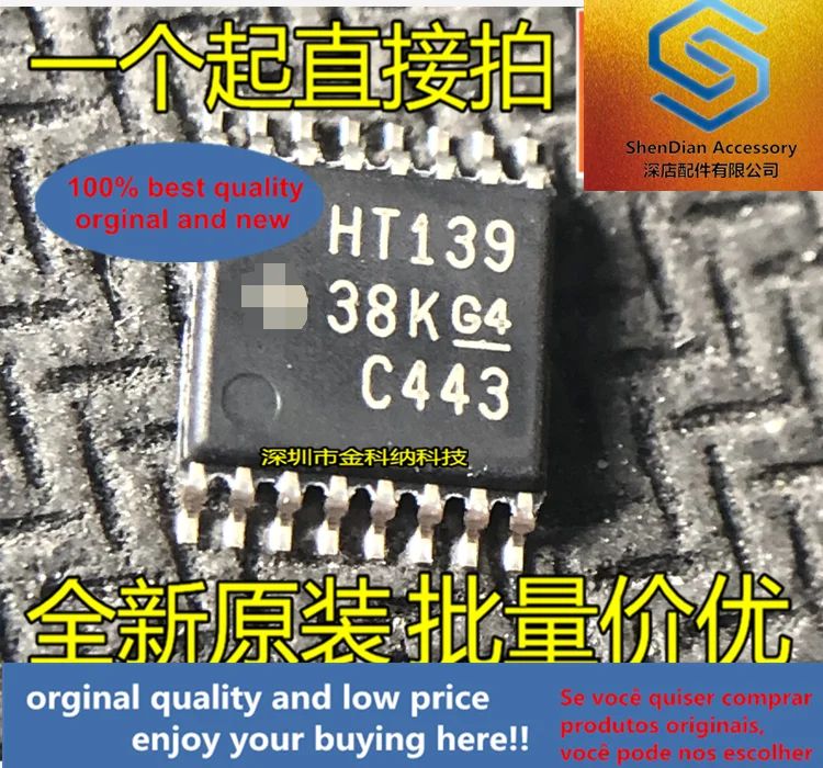 

10pcs only orginal new SN74HCT139PWR printing silk HT139 logic chip patch TSSOP16 feet