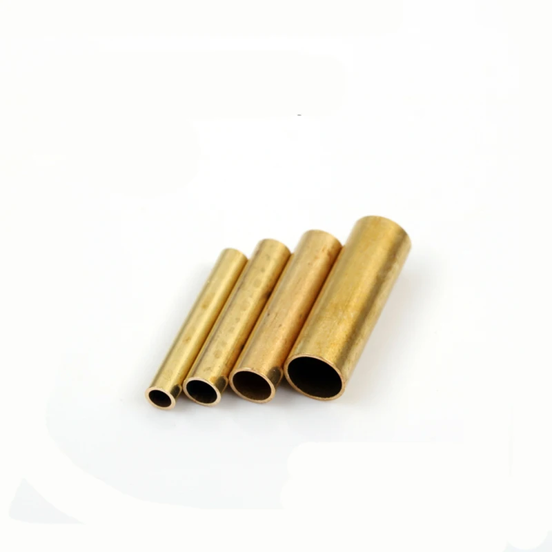 20pcs Brass Tube 20mm length 0.5mm 1mm thickness 2 3 4 5 6 7 8 9 10 mm Outer diameter