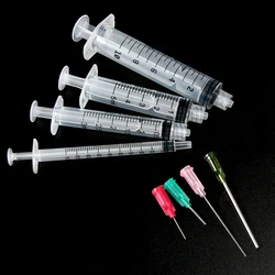 4Pcs Syringes with 4pcs 14G-25G Blunt Tip Needles for Industrial Dispensing Syringe Epoxy Resin Kits