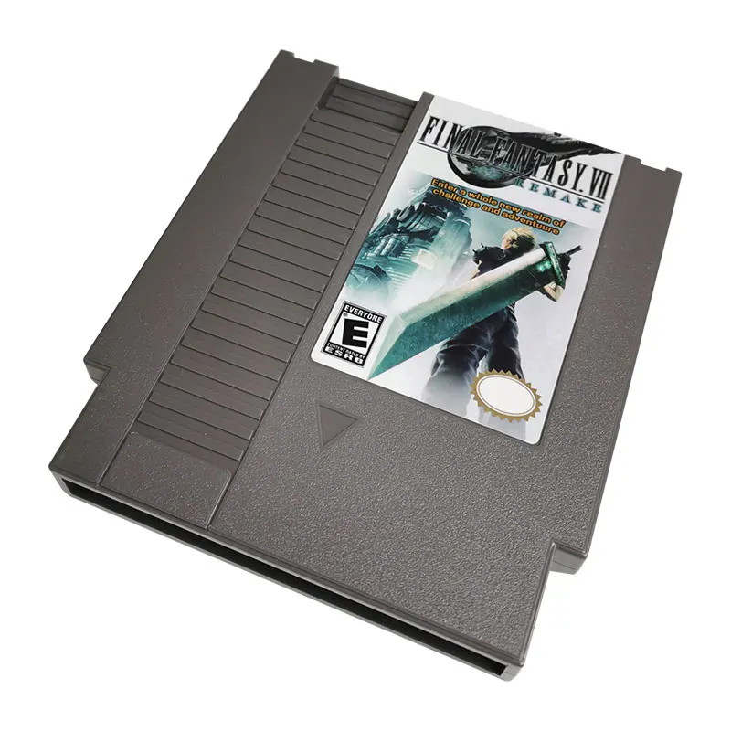 Final Fantasy VII-Trò Chơi Dùng Cho NES Tay Cầm 72 Chân 8bit Đơn Thẻ