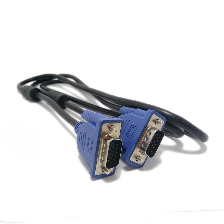 كابل VGA 3 5 ، وصلة فيديو لشاشة الكمبيوتر والتلفزيون ، بطول 0.3 متر-3 متر