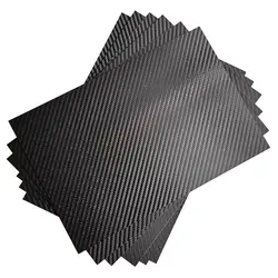 6PCS 1.5mm Thick 30X20CM Material For Holster Sheath Making DIY Carbon Fiber Pattern Thermoform Sheet