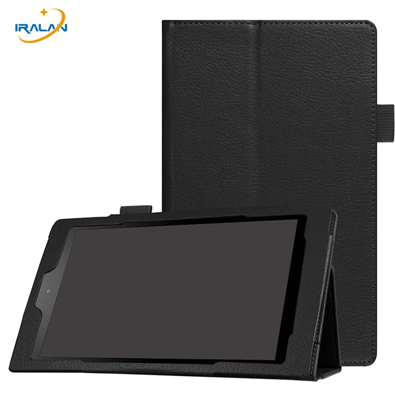 Ultra Thin Filp Tablet Case For Amazon Kindle Fire HD 8 2017 PU Leather Litchi Stand Book Cover for kindle HD8 6th 7th 8.0 inch