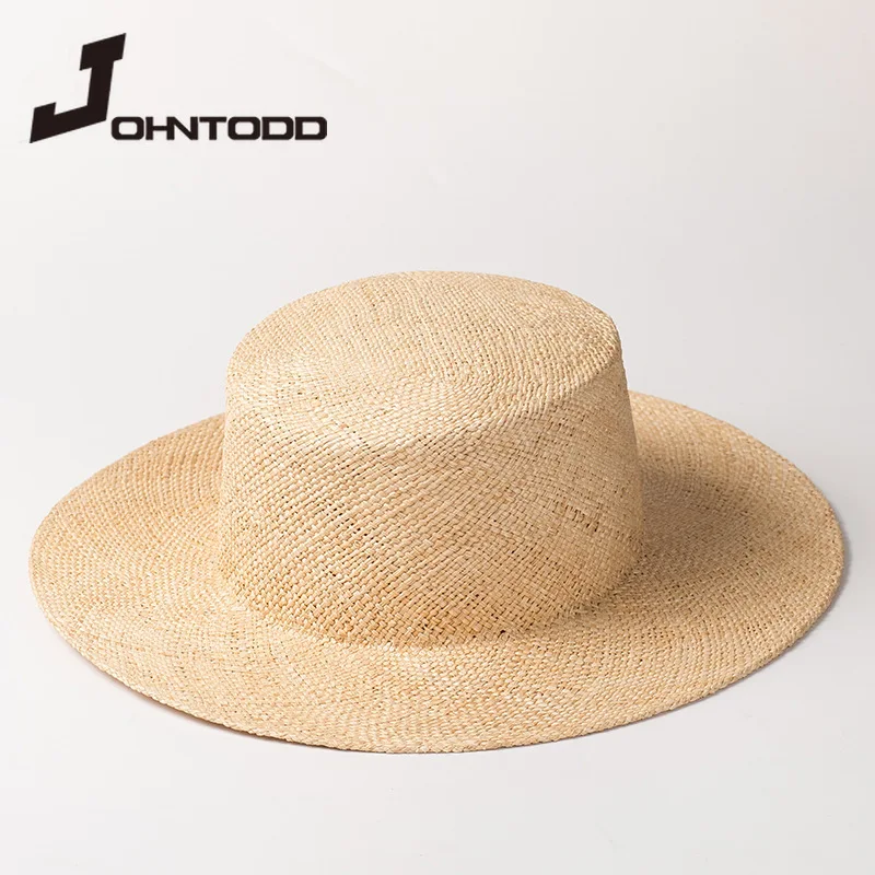 

2021 Summer Women High Quality Handmade Natural Treasure Grass Hat Solid Color Hat Ultralight Breathable Seaside Tour Beach Hat