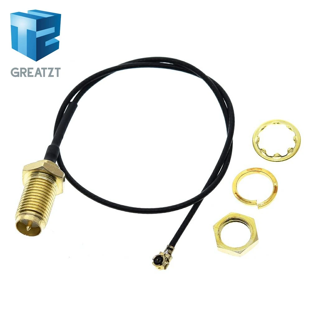 GREATZT SMA Connector Cable Male to uFL/u.FL/IPX/IPEX RF Or NO Connector Coax Adapter Assembly RG178 Pigtail Cable 1.13mm