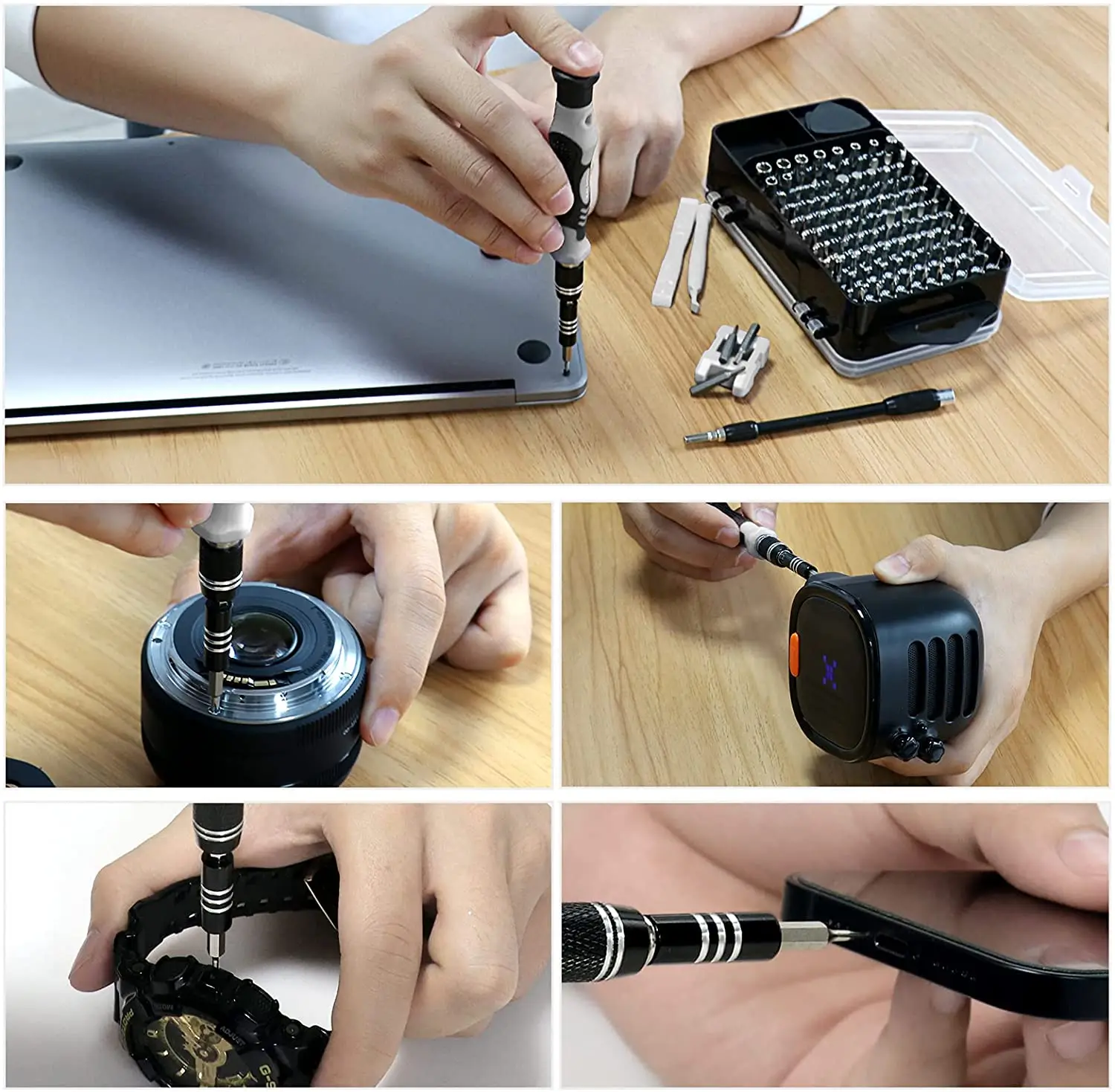 138 In 1 Precision Screwdriver Sets Diy Repair Kit, Screwdriver Tool Kit Suitable.with Mini Wrench And Stripped Screw Remover.