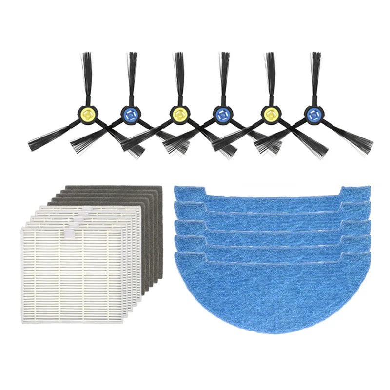Robot Aspirapolvere Filtro HEPA spazzola laterale mop per ilife V8 V8s X750 A7 X800 X785 V80 Robot Aspirapolvere Parti di Accessori