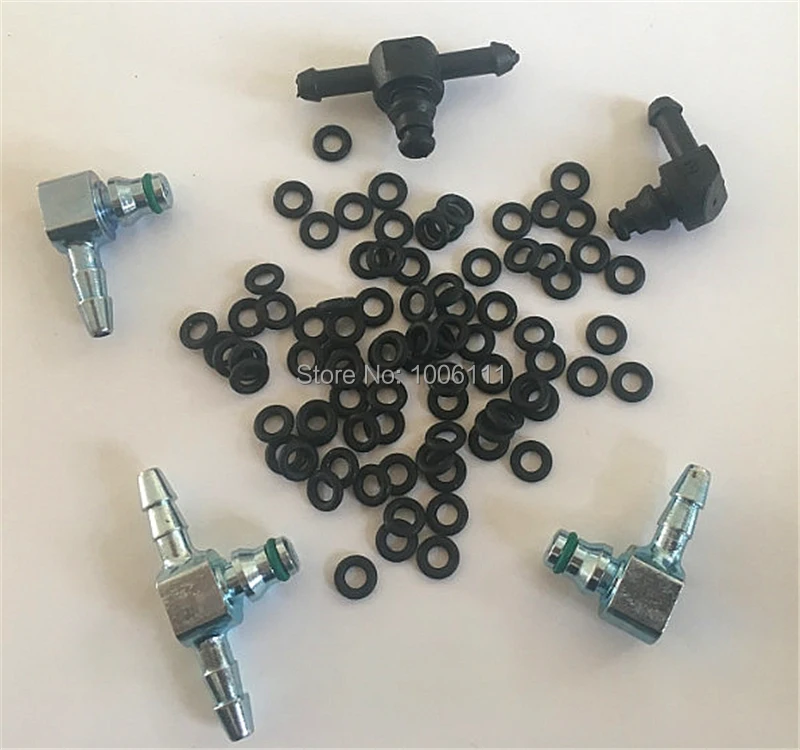 FOR BOSCH 110 Diesel Common Rail Injector Oil Return Joint Seal Washer Ring Gaksets Parts