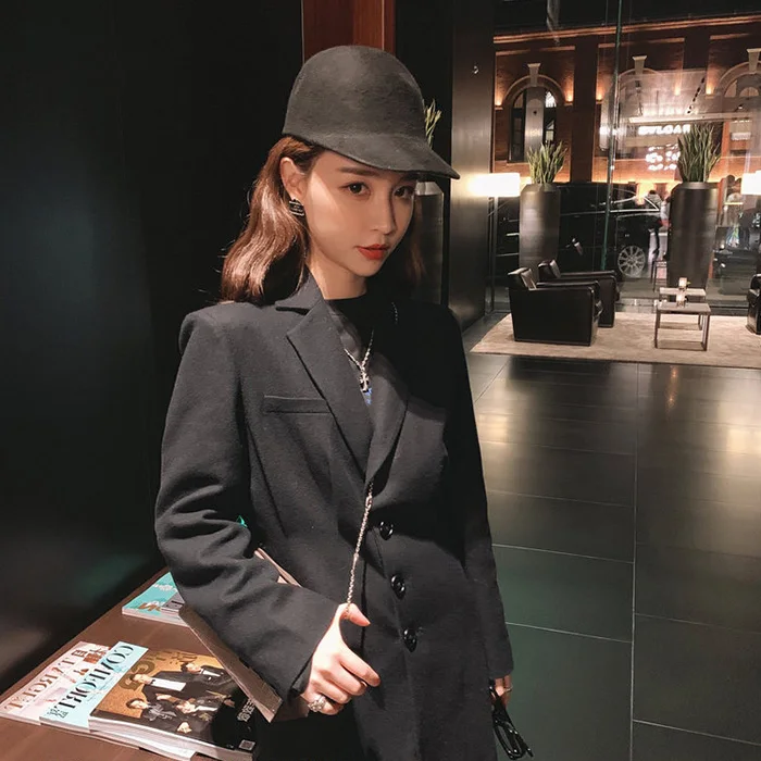 2021 New Winter Quality Knight Wool Felt Fedoras Military Hat Autumn Fashion Women Hats Fedora Equestrian Sombrero Mujer Cap