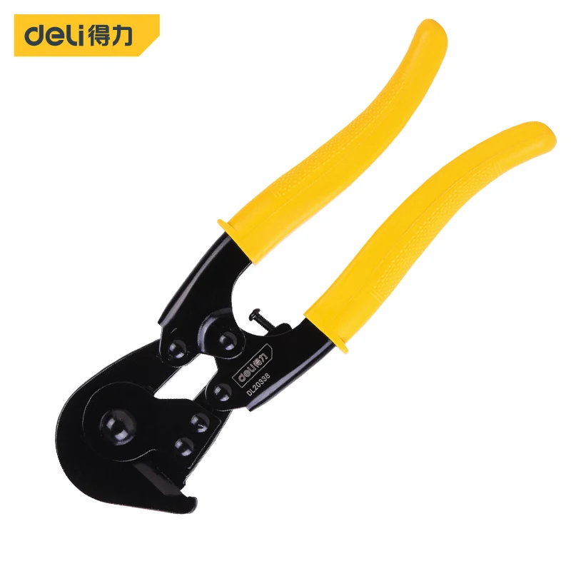 

deli Eagle Nose Wire Cutter High Carbon Steel Wire Stripper Multi-functional Peeling Tools Terminal Pliers 0.6-2.6mm Alicates