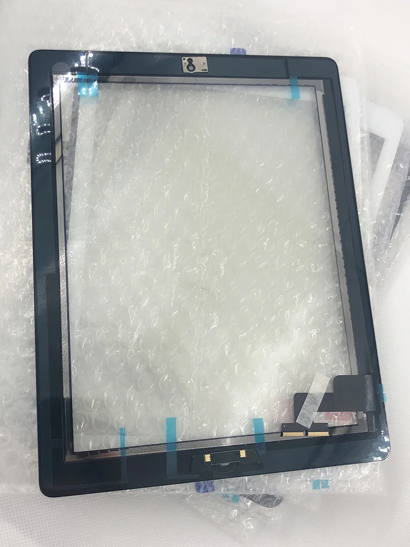 Untuk IPad 2 IPad2 2nd A1395 A1396 A1397 Kualitas Asli Tampilan LCD Layar Sentuh Digitizer Perakitan Penggantian Kaca Depan