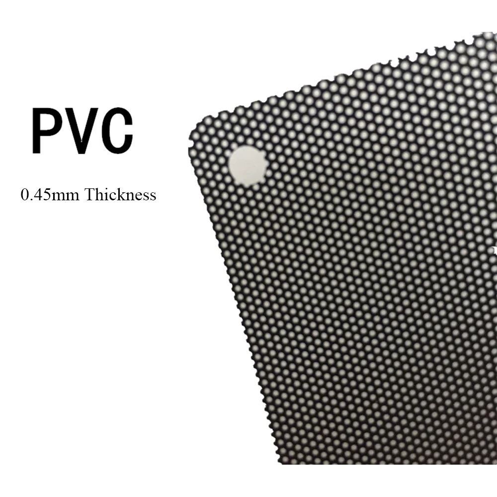 4pcs Washable 8cm PVC Black Dustproof Covers For Desktop Fan Cooling Protector Computer Gaming Case Dust Covers Filter Cover