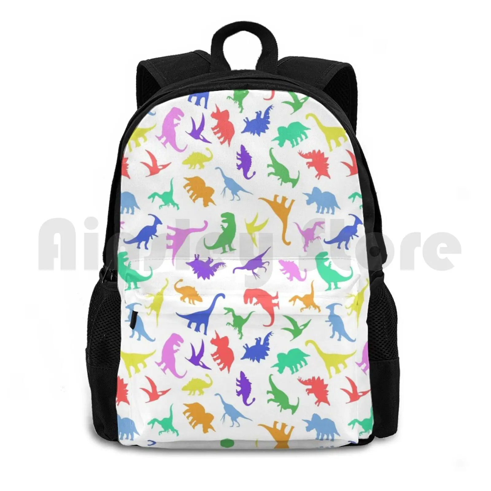 

Fun Dinosaur Pattern Outdoor Hiking Backpack Riding Climbing Sports Bag Dinosaur Dinosaurs Dino Dinos Tyrannosaurus Rex T Rex
