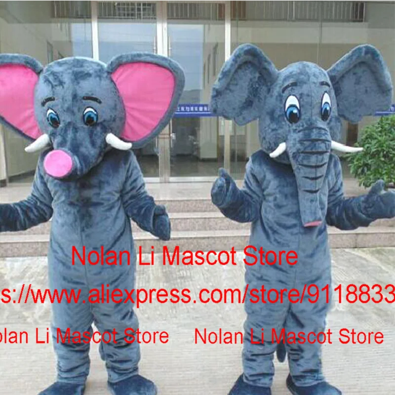 Vendita calda 4 stile elefante mascotte Costume Cartoon Set film puntelli gioco di ruolo pubblicità regalo evento su larga scala 538