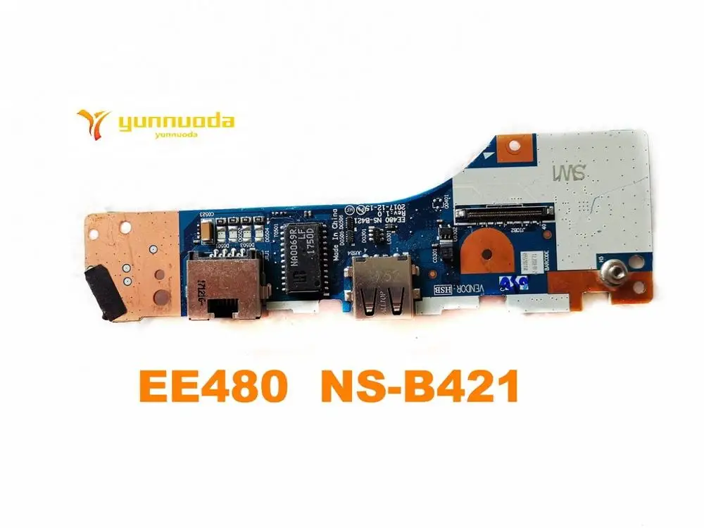 EE480 NS-B421 for Lenovo Thinkpad E480 E485 R480 Power Switch Button Sub Board Card 01LW175 02DL621 tested good