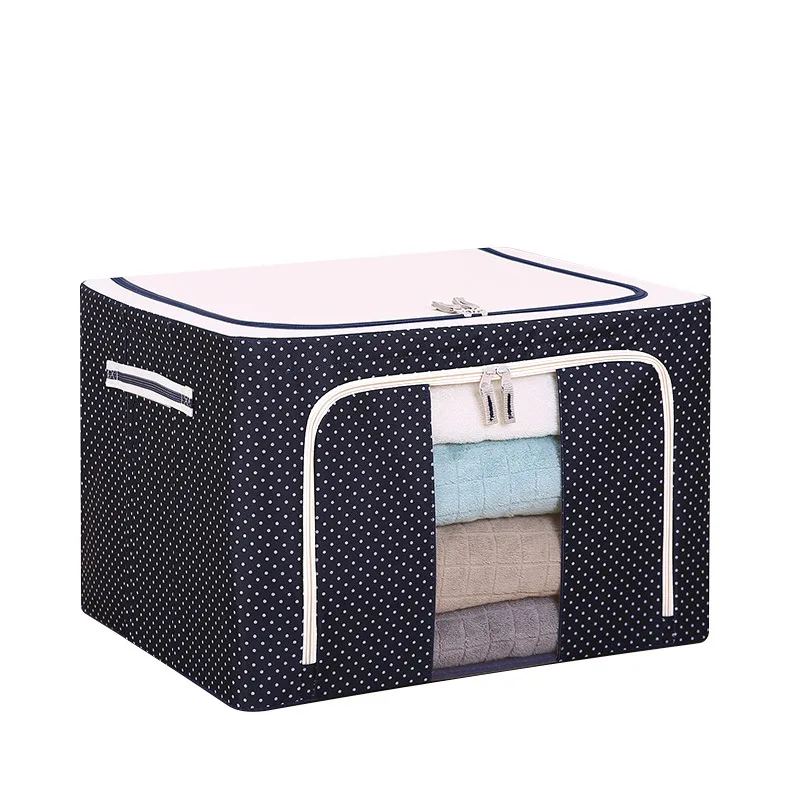 Cute Pattern Storage Box, Clothes Packing Case, Toy Snacks Sundries Oraganier, Visual Window Closet Bag, Bedding Household Box C