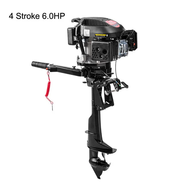 4 Stroke 4HP 6HP 7HP Outboard Motor Boat Engine Boat Motor Air Cooling System Hand-Start Motor High Quality