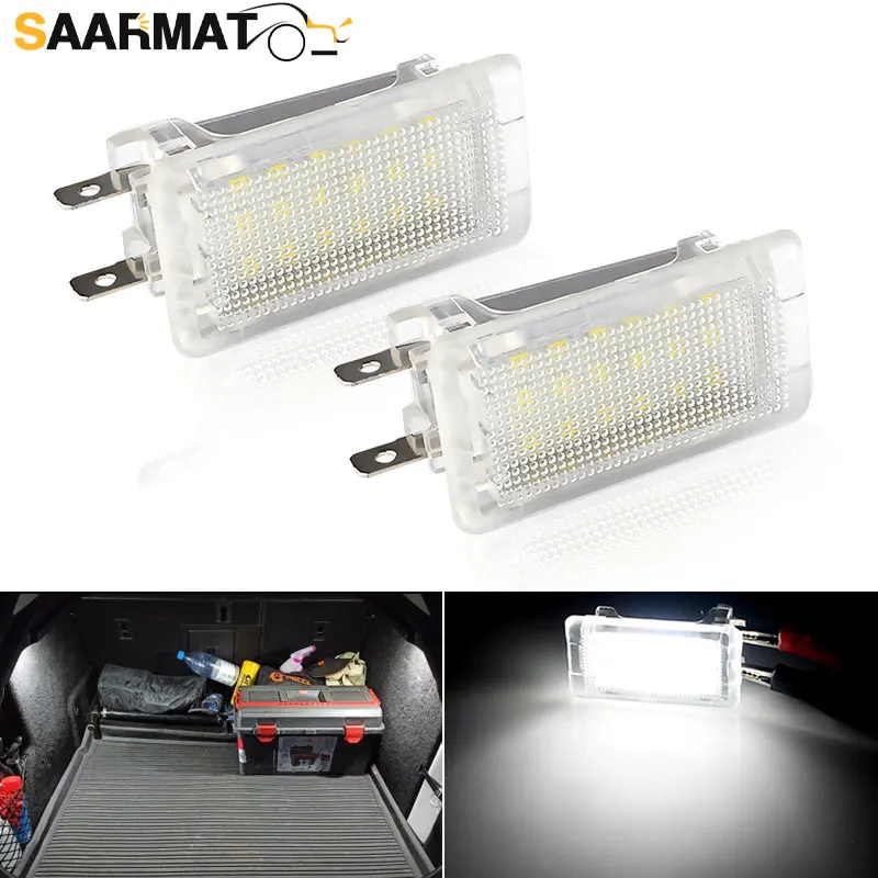 2Pcs LED Luggage Trunk Compartment Light for Opel Insignia for Astra G Convertible Vectra C Cargo Area Light Courtesy Door Lamp