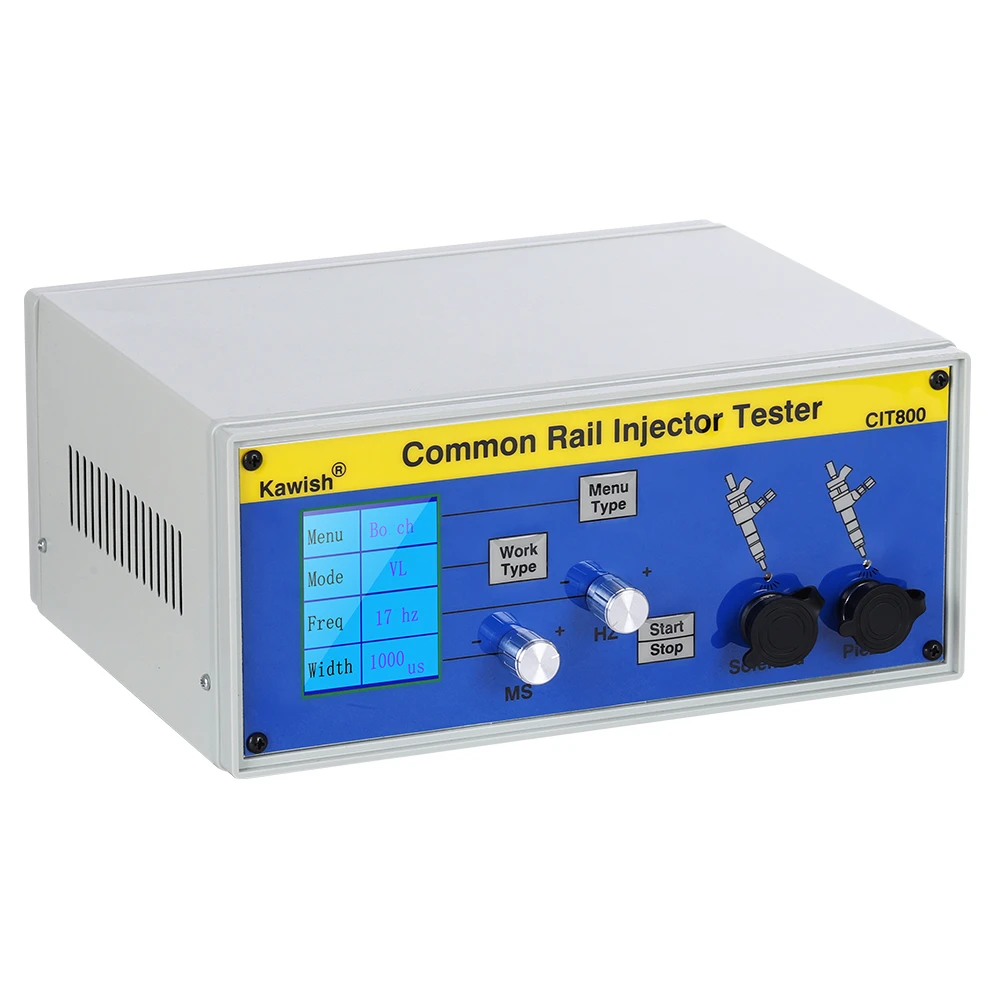 Large LCD CIT800 multifunction diesel common rail injector tester diesel Piezo Injector tester electromagnetic injector driver